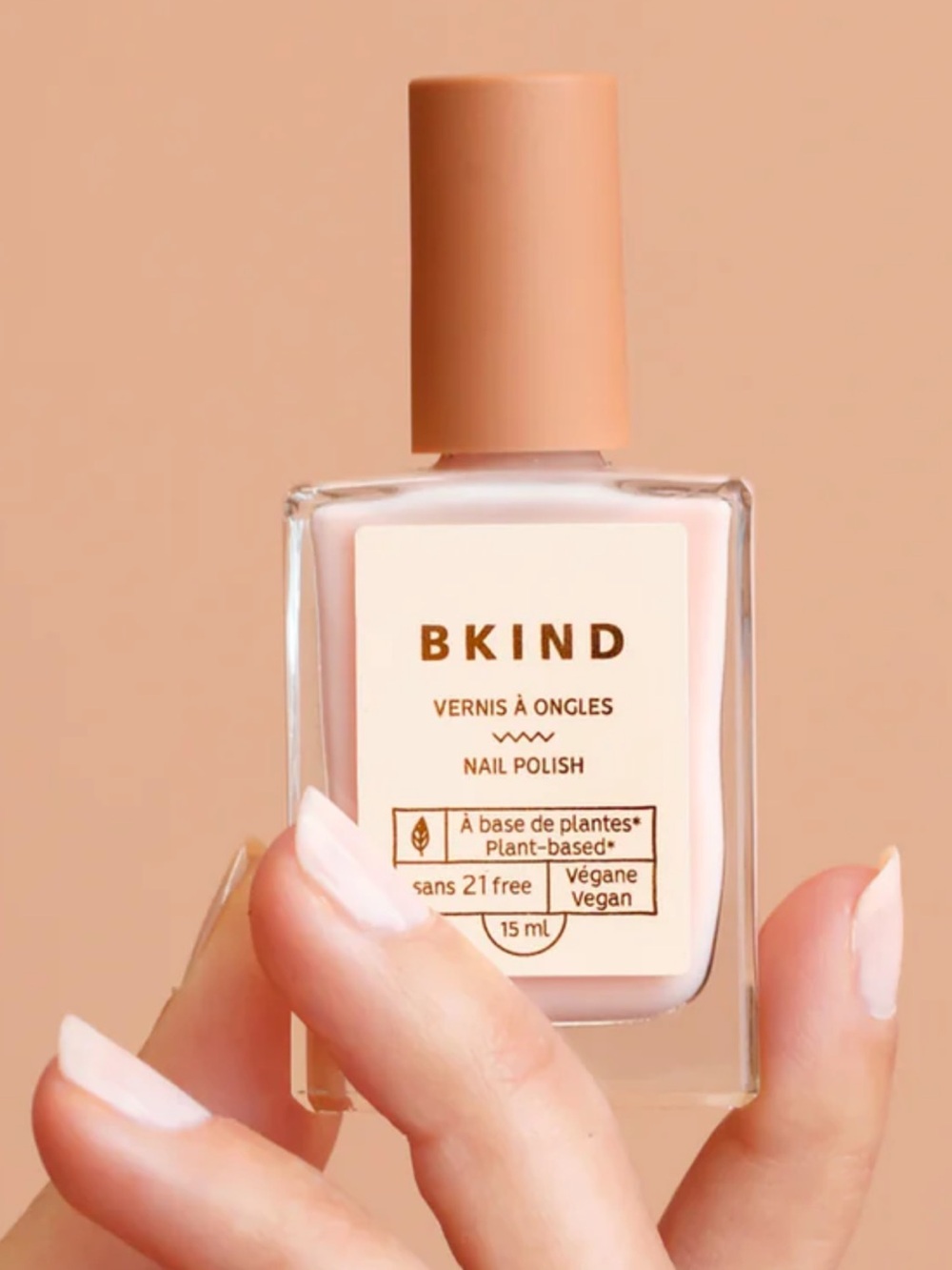 Soft Pink Nail Polish - Vegan Cream Finish
